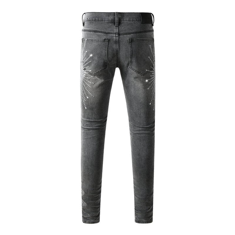 PURPLE  Fashion Jeans 9123