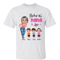 Rockin‘ Grandma Mom Life Pretty Doll Personalized Shirt