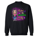 Rockin‘ The Grandma Life Colorful Sparkle Doll Grandma Personalized Shirt