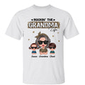 Rockin‘ The Grandma Life Cool Grandma & Grandkids Personalized Shirt