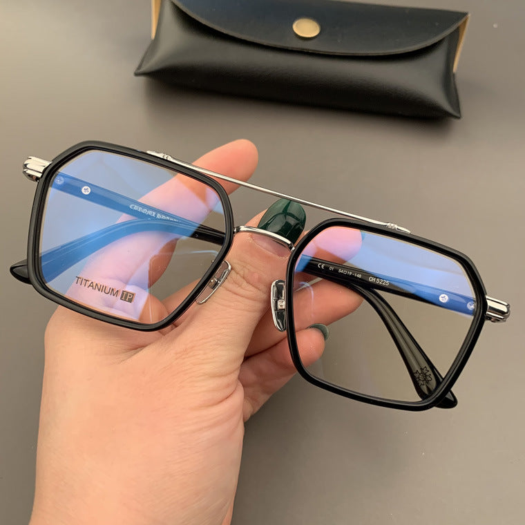 CHH Chrome Hearts Glasses Vintage Myopia Black Frame Ultra Light Glasses Frame