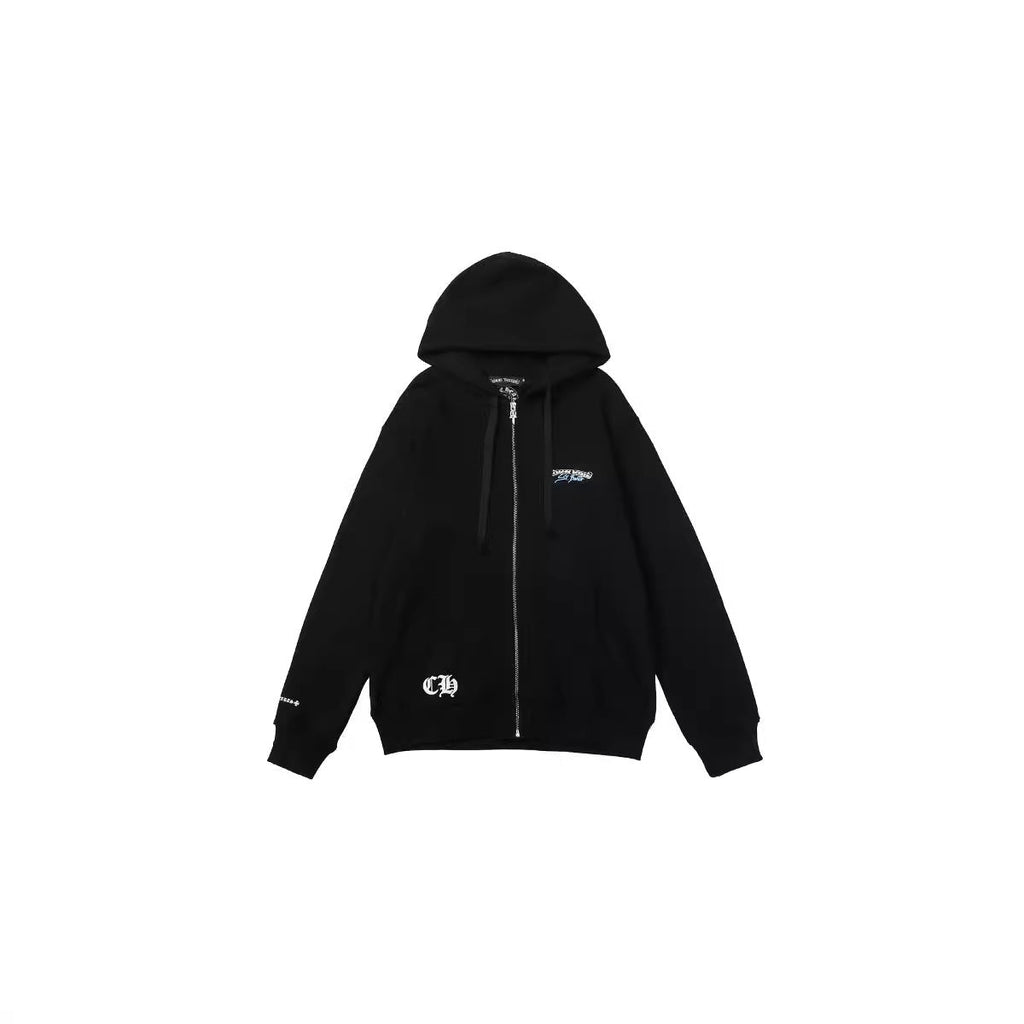CHH Chrome Heart Hoodie Sanskrit Big Horseshoe Hooded Jacket Men's Hooded Sweater
