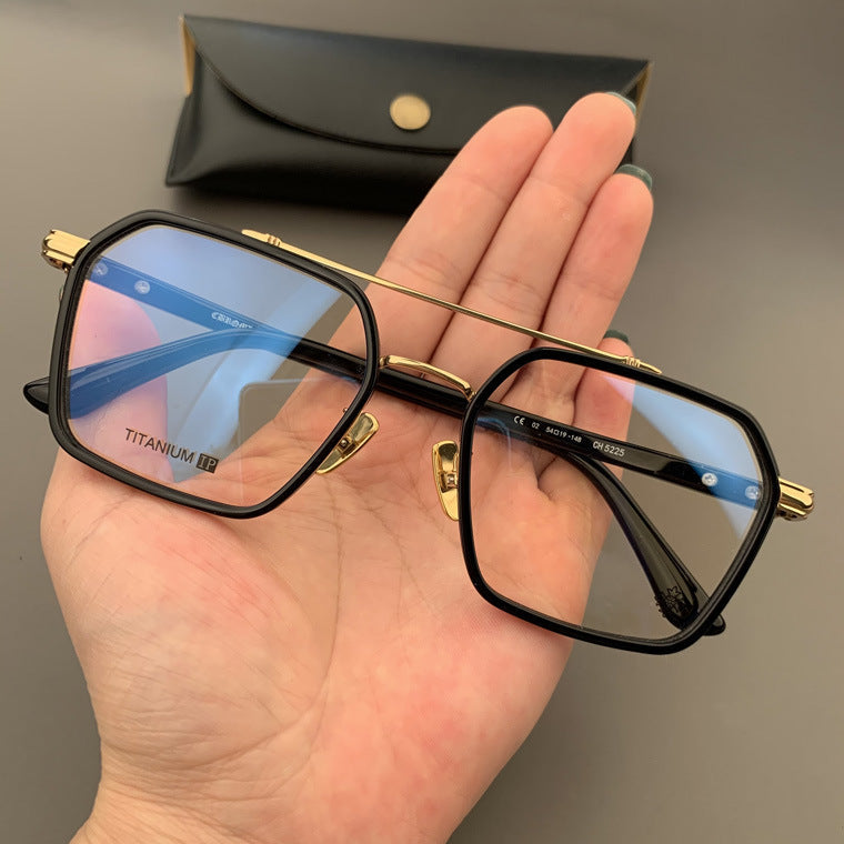 CHH Chrome Hearts Glasses Vintage Myopia Black Frame Ultra Light Glasses Frame