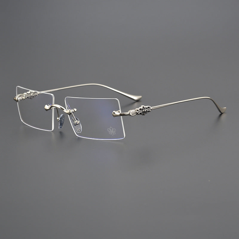 CHH Chrome Hearts Glasses Versatile Ultra Light Radiation Resistant Glasses Frame