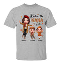 Rockin‘ Nana Life Fall Season Happy Doll Woman And Kids Personalized Shirt