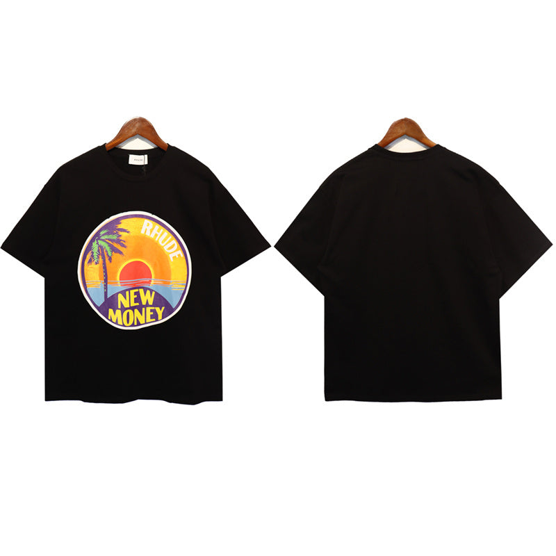 SOLLSALE-RHUDE fashion T-shirt