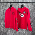 CHH Chrome Heart Hoodie Crowe Mattyboy Graffiti terry cotton hooded zipper