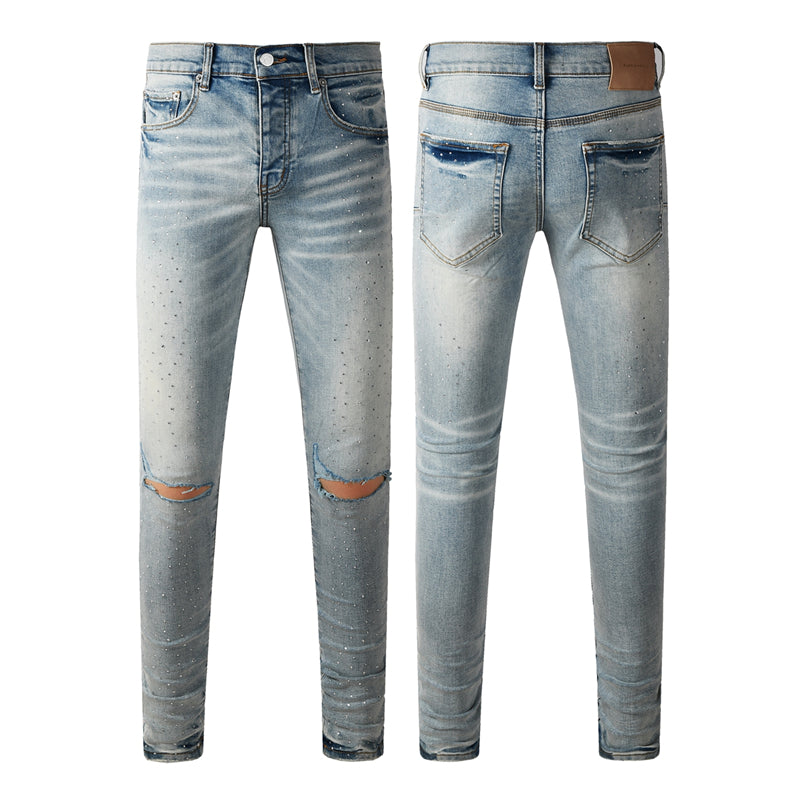 PURPLE  Fashion Jeans 9119