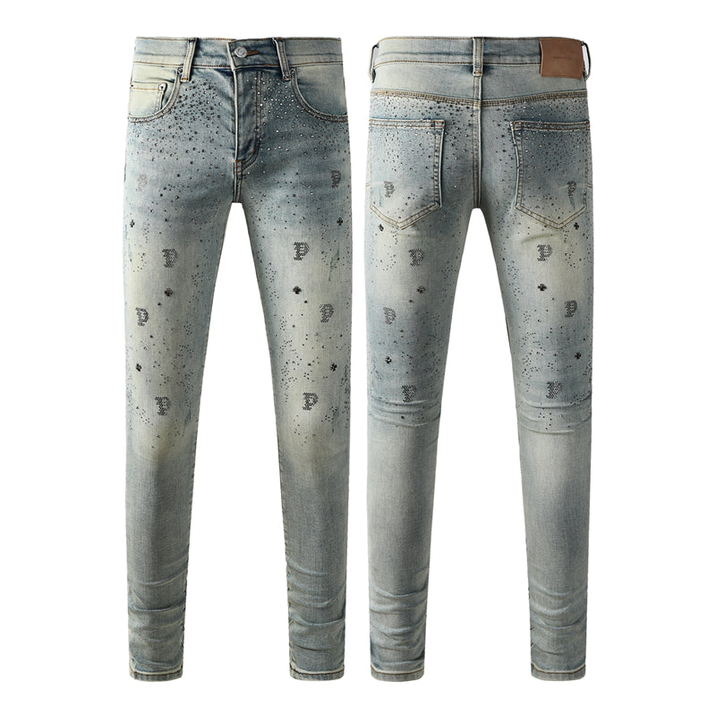 PURPLE  Fashion Jeans 9127