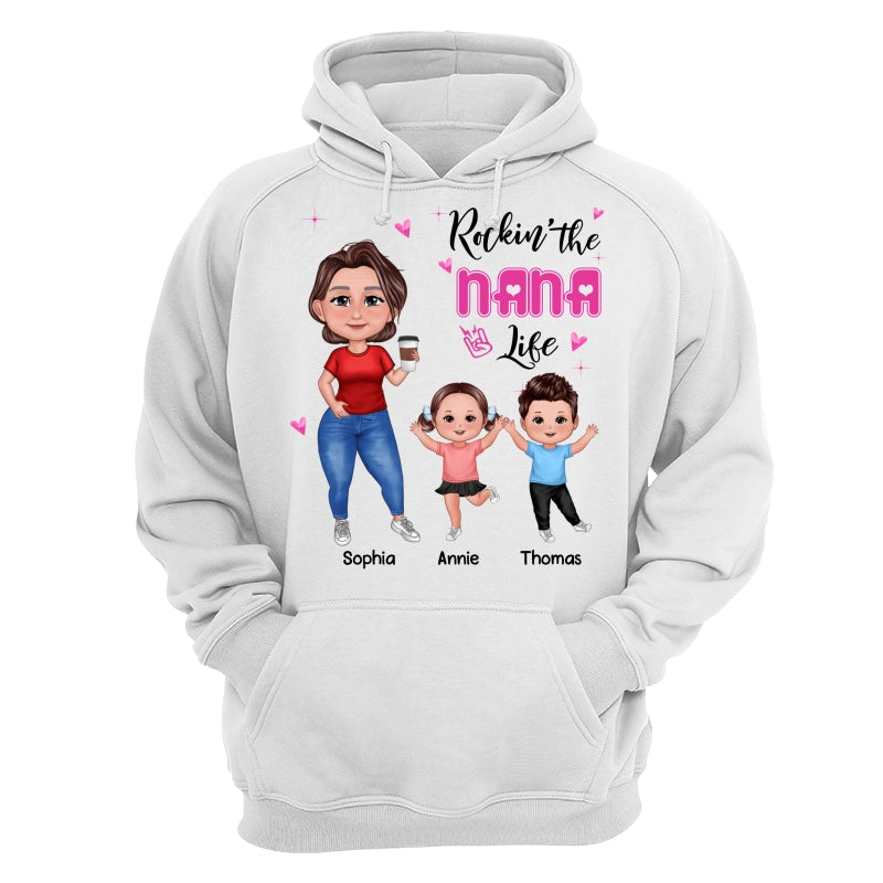 Rockin‘ Grandma Life Pretty Happy Doll Personalized Shirt
